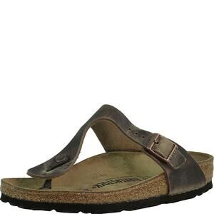 NEW BIRKENSTOCK WOMEN'S GIZEH THONG SANDAL, TOBACCO BROWN LEATHER, 42 M EU/11-11